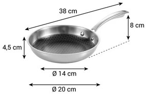 Tescoma SteelCRAFT serpenyő, 20 cm