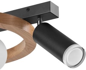 Csillár zsinóron OTIS 1xG9/5W/230V + 2xE27/15W/230V tölgy