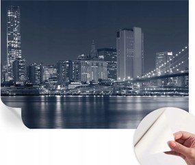 Öntapadós fali fotótapéta Hálószobába Éjszakai város 152x104 cm