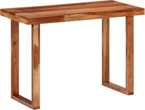 vidaXL tömör akácfa étkezőasztal 110 x 50 x 76 cm