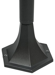 Klasszikus kültéri állólámpa fekete 170 cm IP44 - New Orleans 1