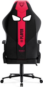 Diablo X-Player 2.0 szövet gamer szék Nagy méret: kármin-antracit