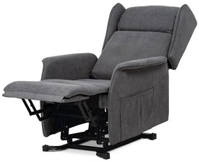 Elektromos Fekvőfotel, Szürke Szövet. TV-1190 GREY2