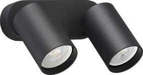 Ideal Lux - LED fali spotlámpa DYNAMITE 2xGU10/7W/230V CRI 90 fekete