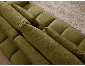 Zöld zsenília kanapé 264 cm Ivane – Bobochic Paris