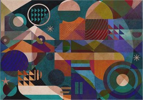 Fali fotótapéta Étkezőbe Geometrikus művészet 208x146