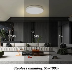 Brilagi - dimmelhető LED lámpatest POOL LED/60W/230V 3000-6000K átm. 60 cm fehér + távirányító