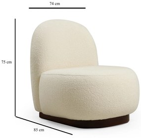 Tina Bouclet White fotel
