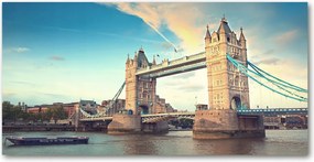 Fotó üveg kép Tower bridge London 140x70