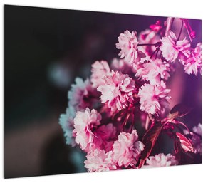 Fa virágok képe (üvegen) (70x50 cm)