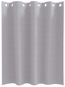 Függönyök függönyökkel 2 pcs Fém szürke 140x140cm Poliészter