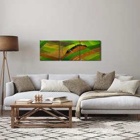 Kép - Mezők, rétek (órával) (90x30 cm)