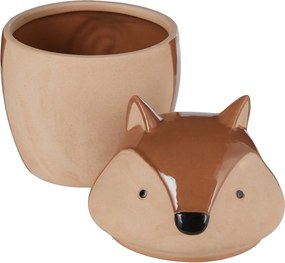 HAZEL kerámia tároló 19cm, mókus