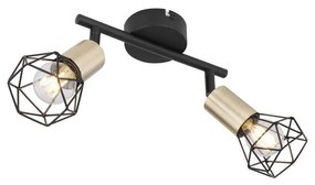 Globo 54802S-2AB - Spotlámpa XARA 2xE14/40W/230V