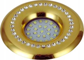 Halogén mennyezeti lámpatest GU10 Glamour arany süllyesztett