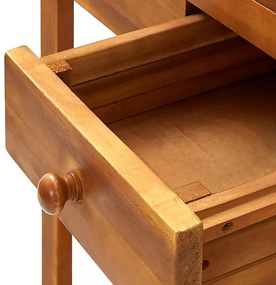 tömör akácfa kerti zsúrkocsi 92 x 43,5 x 141,5 cm