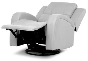 Szürke vintage szövet dönthető fotel. TV-4089 SIL