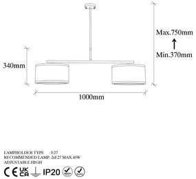 Aranyszínű függőlámpa Way – Opviq lights