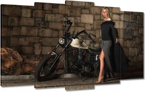 Képek 100x60 Motorkerékpár Csaj