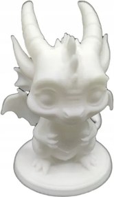 Chibi Cumi figura – aranyos 3D sárkány, fantasy dekoráció, festhető