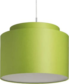 RENDL DOUBLE 40/30 lámpabúra Chintz lime/fehér PVC max. 23W