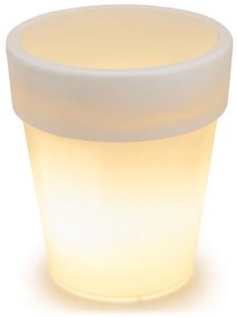 Napelemes növénytartó  3 LED meleg fehér