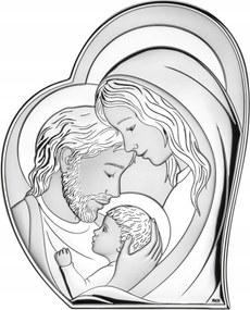 Ezüst kép Szent Család Gravírozás Ingyen DS68/3