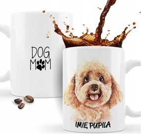 Személyre szabott kutya bögre ajándék Dog Mom