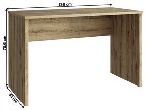 Íróasztal DORSI 120, tölgy Navarra