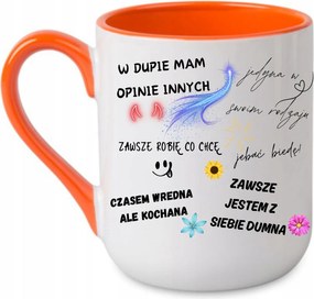Bögre "Az én bögrém" Narancssárga 330 coffee