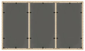 bézs polyrattan üveglapos kerti asztal 150 x 90 x 75 cm