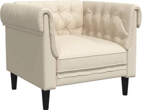 vidaXL vászon Chesterfield kanapé