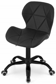 AKCIÓ Fekete irodai szék NOTO ökobőrből II. osztály