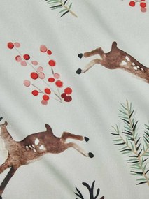 Renforcé pamut ágynemű ROXY NOEL világoszöld Ágyneműhuzat mérete: 80 x 80 cm | 135 x 200 cm