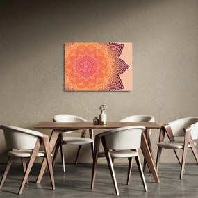 Kép - mandala art (üvegen) (70x50 cm)