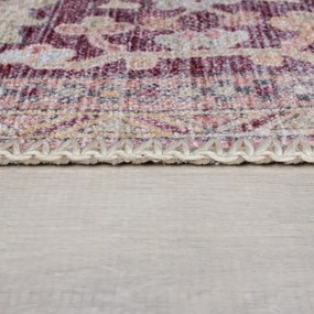 Világospiros mosható futószőnyeg újrahasznosított szálkeverékből 60x230 cm Windsor – Flair Rugs