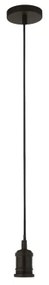 Searchlight 7461BK - Kábeles függeszték 1xE27/60W/230V fekete