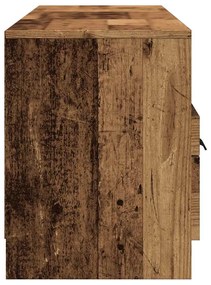 TV szekrény Régi fa 150x33,5x45 cm Gépelt fa