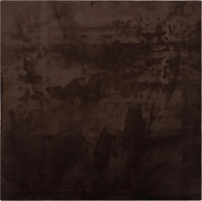vidaXL Területszőnyegek Négyzet HUARTE Barna 120 x 120 cm Poliészter