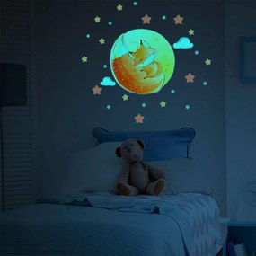 Gyerek falmatrica 30x30 cm Dreamy Fox – Ambiance