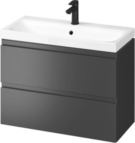 Cersanit Moduo mosdó szekrénnyel 79.5 cm antracit S801-468-DSM