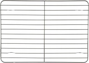 Acél grillrács sütőrács cukormázas 24x16,5 cm