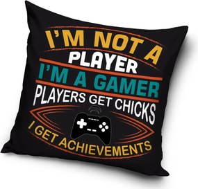 Gamer Achievements párnahuzat 40x40 cm