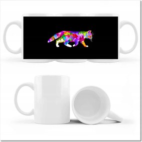 Nyomott mintás bögre Cica Cicák