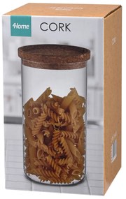4Home Cork üvegedény fedővel, 1000 ml, 1000 ml