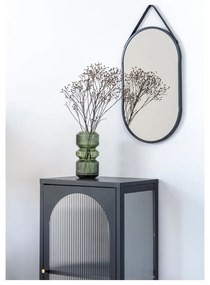 Fekete fém tálalószekrény 50x110 cm Adelaide – House Nordic