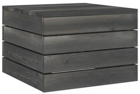 2 részes tömör fenyőfa kerti raklap-bútorgarnitúra párnákkal