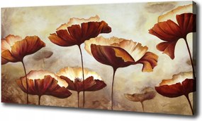 Vászonkép modern Pipacsok 100x70 cm