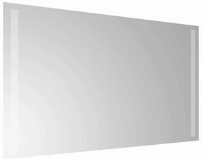 LED-es fürdőszobatükör 70x40 cm