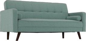 Kinyitható kanapé, zöld-mentol szövet, OTISA